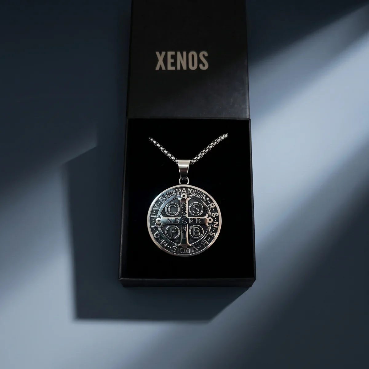 Stainless Steel St. Benedict Medal Pendant - Image 14
