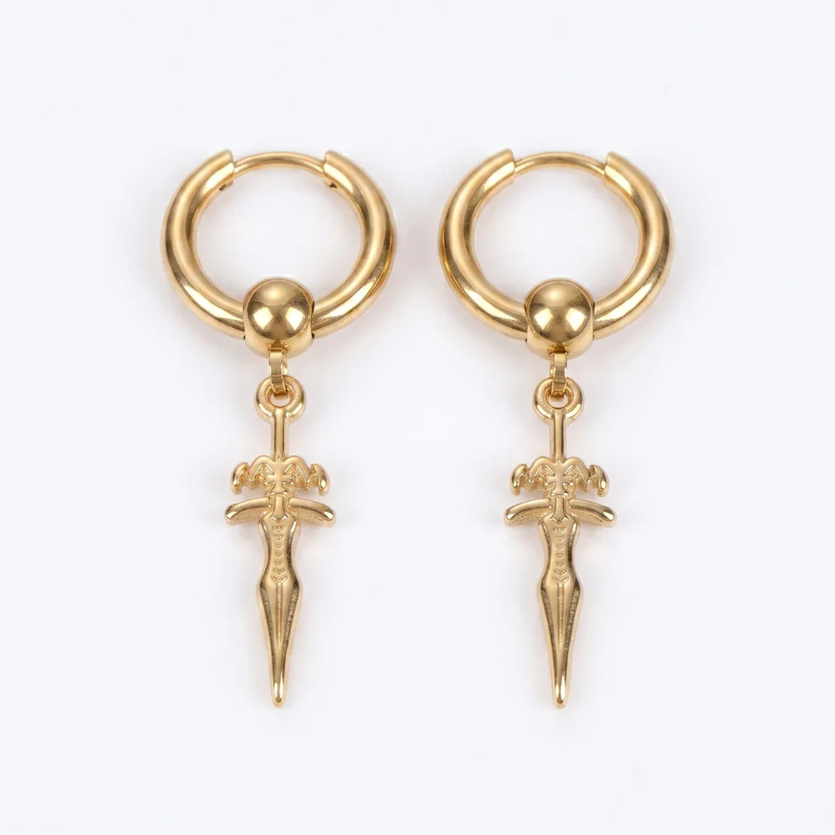 Men's Sword Earrings - Image 6