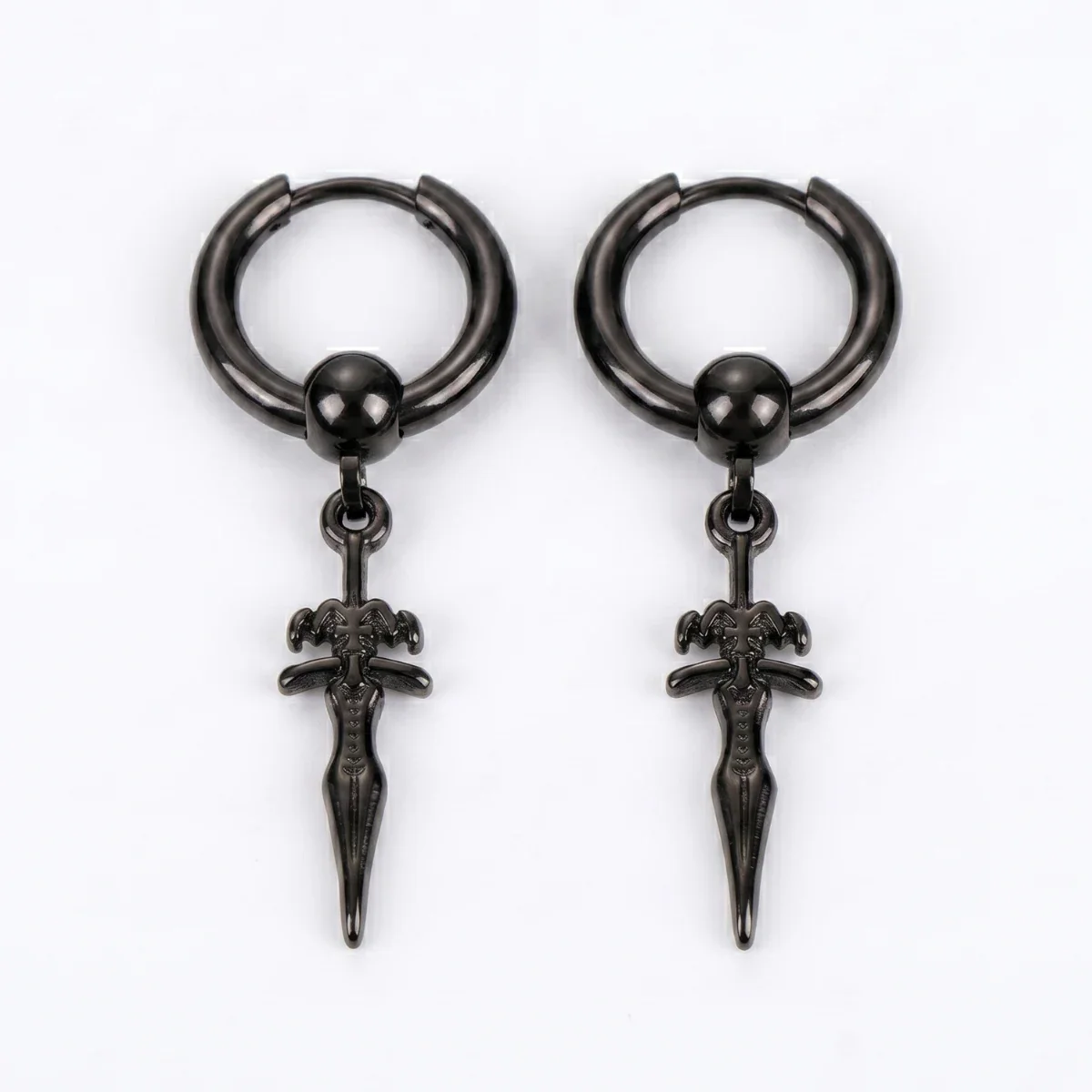 Men's Sword Earrings - Image 7