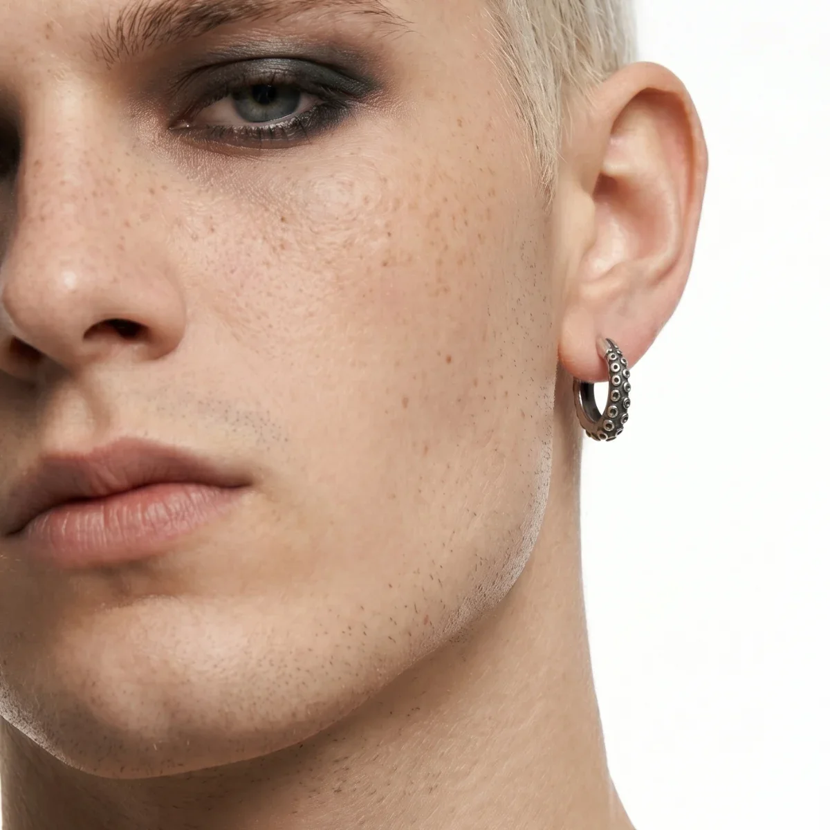 Tentacle Hoop Earrings
