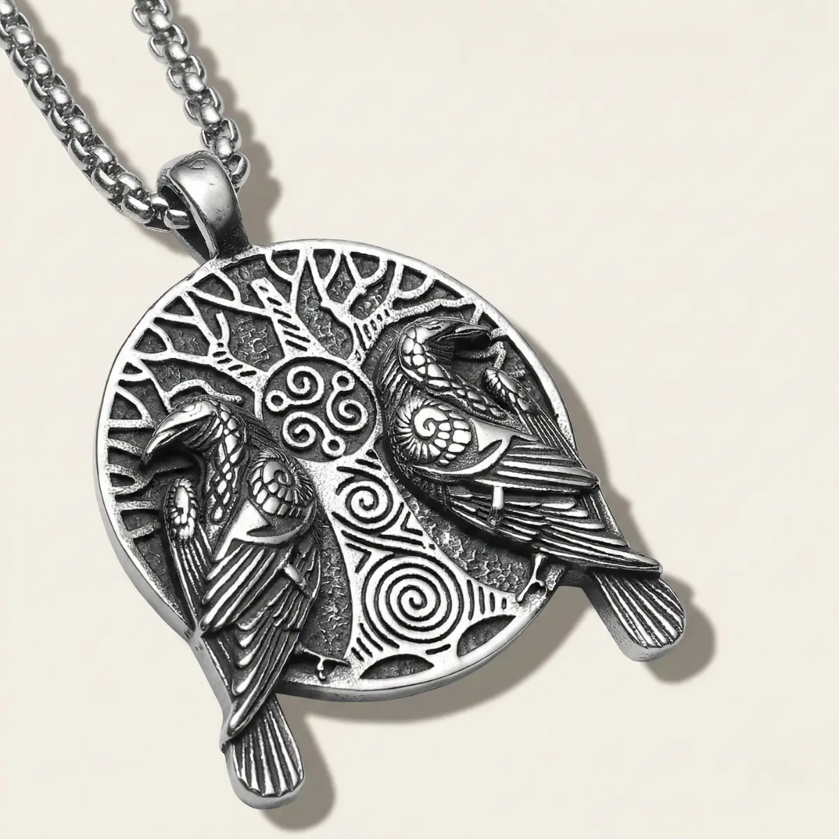 Tree of Life Raven Necklace - Image 6